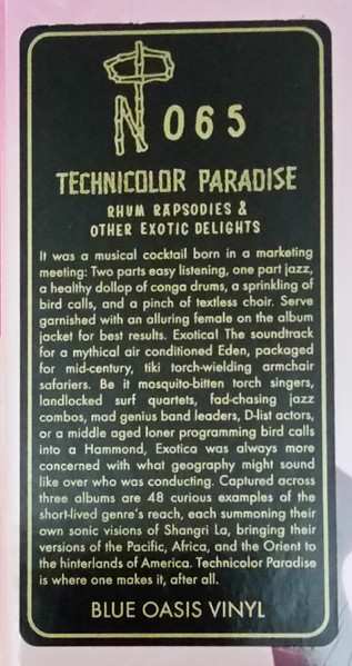 3LP/Box Set Various: Technicolor Paradise: Rhum Rhapsodies & Other Exotic Delights CLR