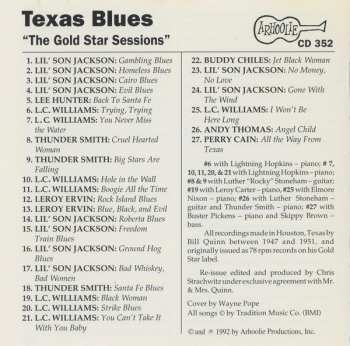 CD Various: Texas Blues (Bill Quinn's Gold Star Recordings)