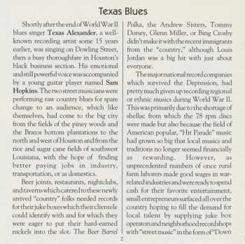 CD Various: Texas Blues (Bill Quinn's Gold Star Recordings)