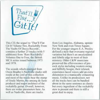 CD Various: That'll Flat ... Git It! Vol. 6: Rockabilly From The Vaults Of US Decca Records