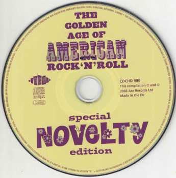 CD Various: The Golden Age Of American Rock 'N' Roll - Special Novelty Edition