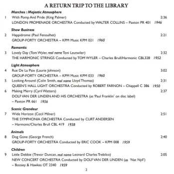 CD Various: The Golden Age Of Light Music: A Return Trip To The Library