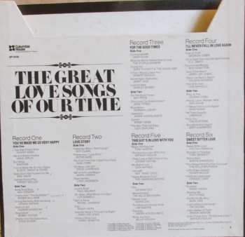 6LP/Box Set Various: The Great Love Songs Of Our Time