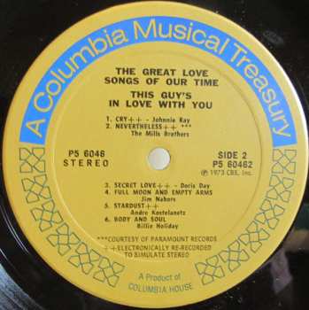 6LP/Box Set Various: The Great Love Songs Of Our Time