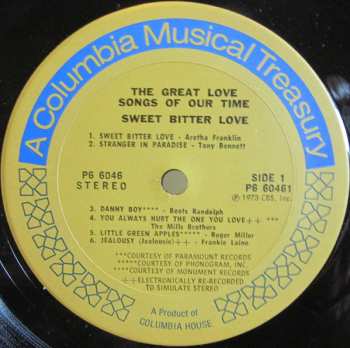 6LP/Box Set Various: The Great Love Songs Of Our Time