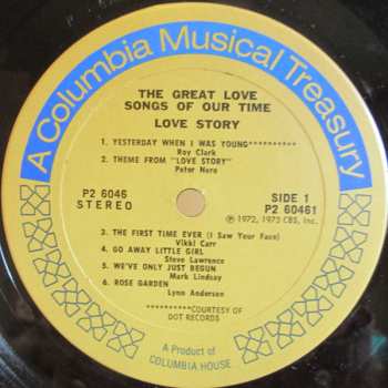 6LP/Box Set Various: The Great Love Songs Of Our Time