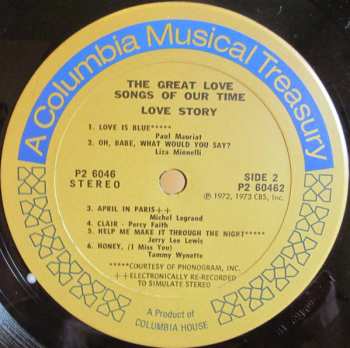 6LP/Box Set Various: The Great Love Songs Of Our Time