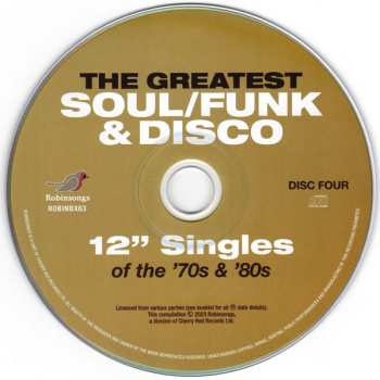 4CD/Box Set Various: The Greatest Soul/Funk & Disco 12" Singles Of The '70s & '80s