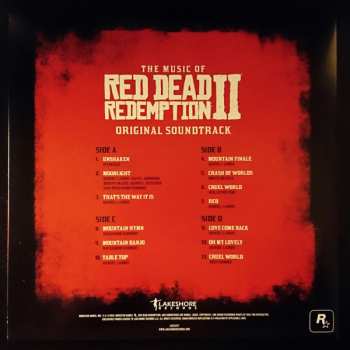 2LP Various: The Music Of Red Dead Redemption II (Original Soundtrack) LTD | CLR