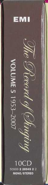 11CD/Box Set Various: The Record Of Singing Volume 5 (From The Lp To The Digital Era)