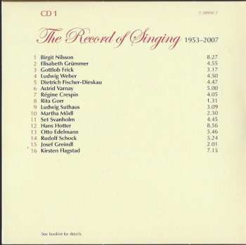 11CD/Box Set Various: The Record Of Singing Volume 5 (From The Lp To The Digital Era)