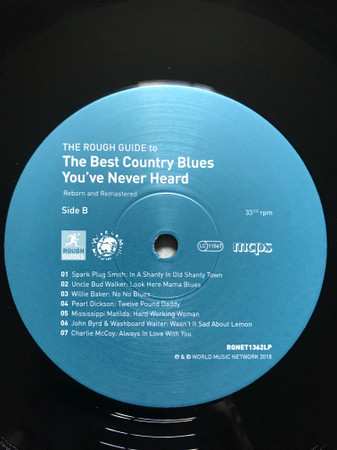 LP Various: The Rough Guide To The Best Country Blues You've Never Heard: Reborn And Remastered