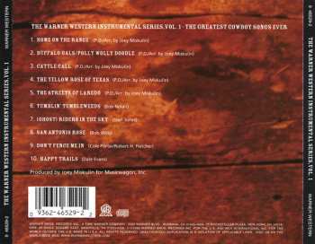 CD Various: The Warner Western Instrumental Series Vol. 1 - The Greatest Cowboy Songs Ever