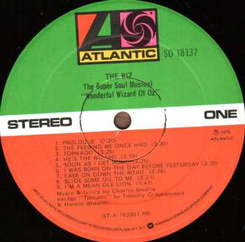 LP Various: The Wiz (The Super Soul Musical "Wonderful Wizard Of Oz")