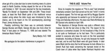 2CD Various: This Is Jazz: The Historic Broadcasts, Volume Five