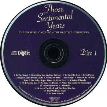 3CD Various: Those Sentimental Years