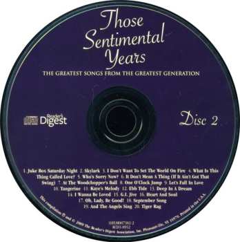 3CD Various: Those Sentimental Years