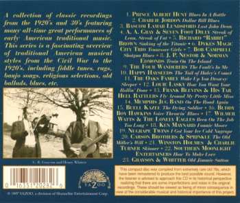 CD Various: Times Ain't Like They Used To Be: Early American Rural Music. Classic Recordings Of The 1920’s And 30's. Vol. 1
