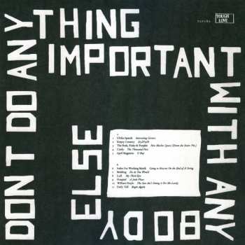 LP Various: Tough Love 20: Don't Do Anything Important With Anybody Else CLR | LTD