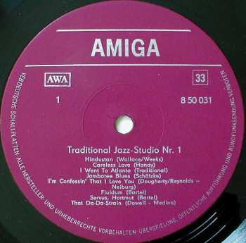 LP Various: Traditional Jazz-Studio Nr. 1