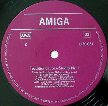 LP Various: Traditional Jazz-Studio Nr. 1