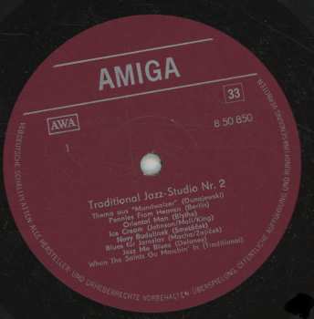 LP Various: Traditional Jazz-Studio Nr. 2