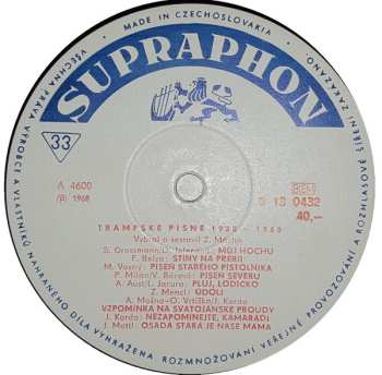 2LP Various: Trampské písně 1920 - 1960