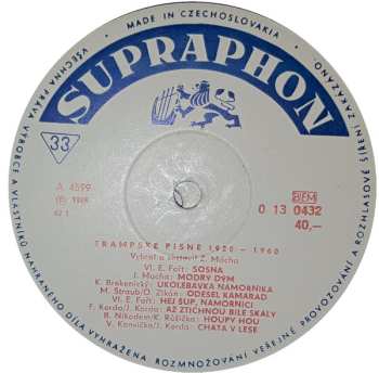 2LP Various: Trampské písně 1920 - 1960