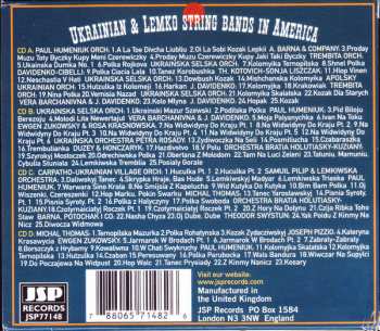 4CD Various: Ukrainian & Lemko String Bands In America