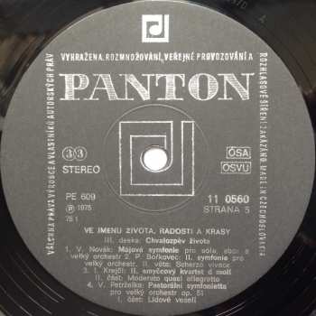 10LP/Box Set Various: Ve Jménu Života Radosti A Krásy (3xLP+BOX+BOOKLET)