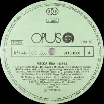 2LP Various: Veľká Éra 1976-86