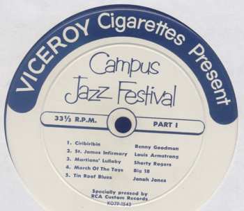 LP Various: Viceroy Cigarettes "Campus Jazz Festival"