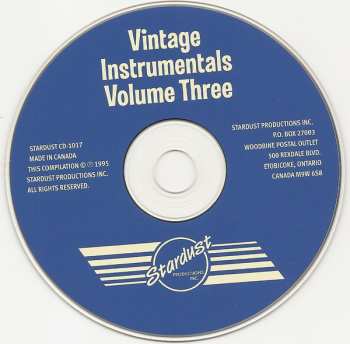 CD Various: Vintage Instrumentals - Volume Three