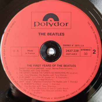 4LP/Box Set Various: First Years Of Who, Cream, Procol Harum, Beatles