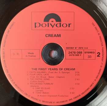 4LP/Box Set Various: First Years Of Who, Cream, Procol Harum, Beatles