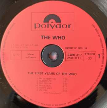 4LP/Box Set Various: First Years Of Who, Cream, Procol Harum, Beatles