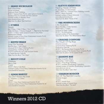 2CD/DVD Various: Winners 2012 (Featuring Finalists From The 40th Jayco Country Music Awards Of Australia)