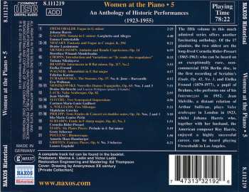 CD Various: Women At The Piano: An Anthology Of Historic Performances, Volume 5 (1923-1955)