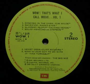 LP Various: Wow! That's What I Call Music...(Vol.1)