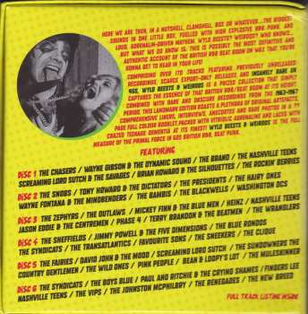 6CD/Box Set Various: Wyld Beests And Weirdos (Gods Of British 60's R&B Beat Punk)