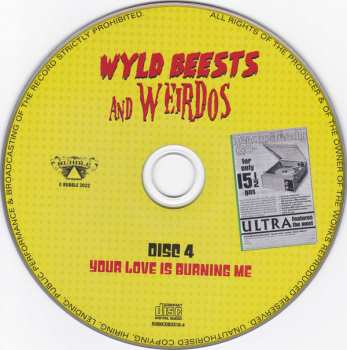 6CD/Box Set Various: Wyld Beests And Weirdos (Gods Of British 60's R&B Beat Punk)