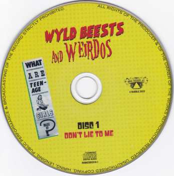 6CD/Box Set Various: Wyld Beests And Weirdos (Gods Of British 60's R&B Beat Punk)