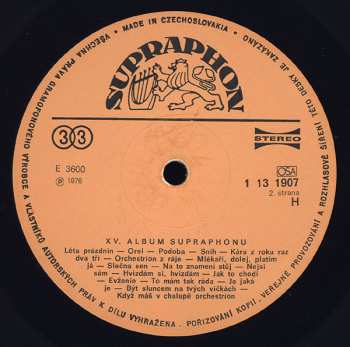 LP Various: XV. Album Supraphonu