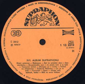 LP Various: XVI. Album Supraphonu