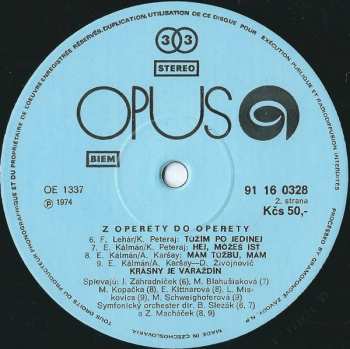 LP Various: Z Operety Do Operety (75 1)