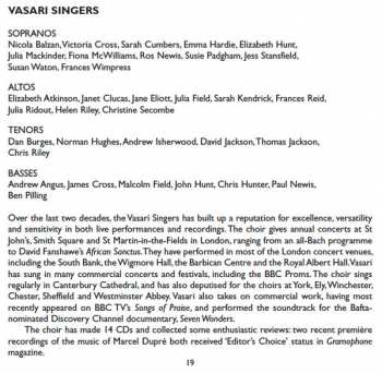 CD Vasari Singers: Deep Purple (Close Harmony Arrangements)