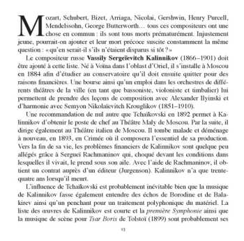 CD Vasily Sergeyevich Kalinnikov: The Two Symphonies