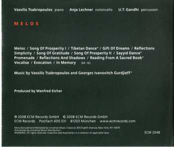 CD Anja Lechner: Melos
