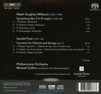 SACD Philharmonia Orchestra: Symphony No. 5; Clarinet Concerto