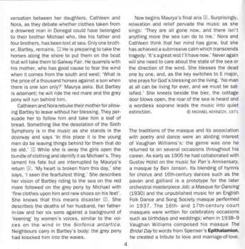 CD Ralph Vaughan Williams: Riders To The Sea · Epithalamion · Merciless Beauty